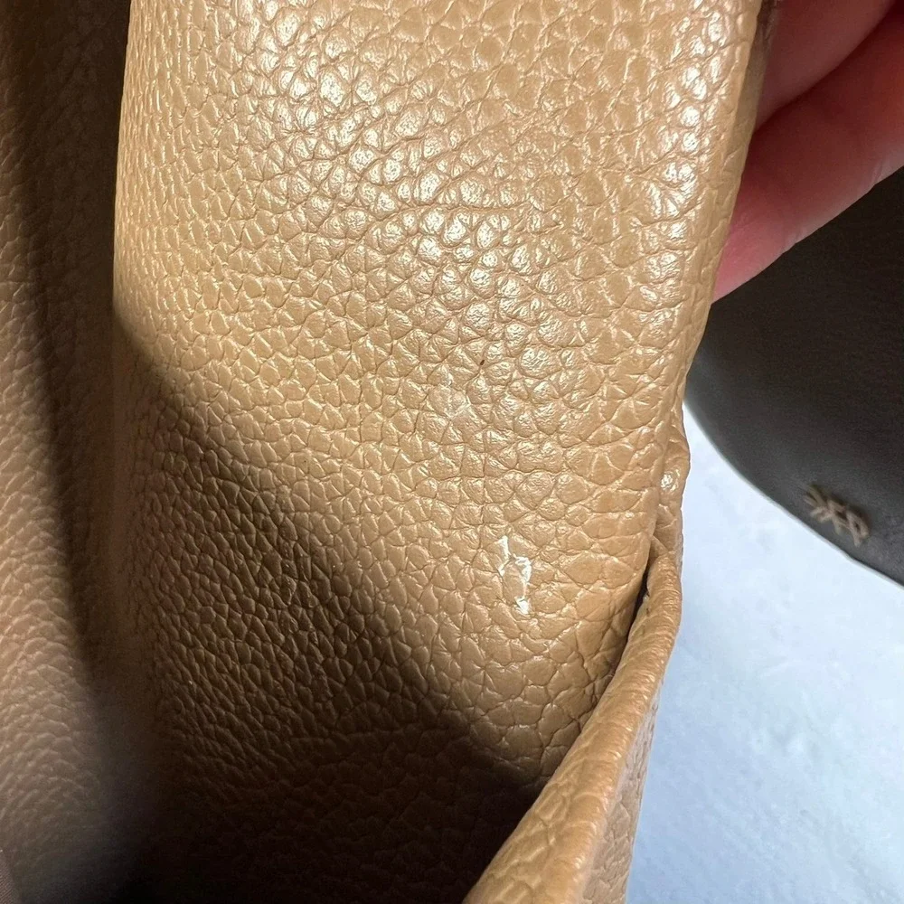 Freshly Picked Diaper Bag Backpack Butterscotch/Tan 14x12x7 Preowned Nice